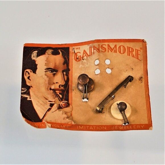 Vintage The Gainsmore Mens Imitation Jewelry Made in England Movie Prop - Picture 4 of 4